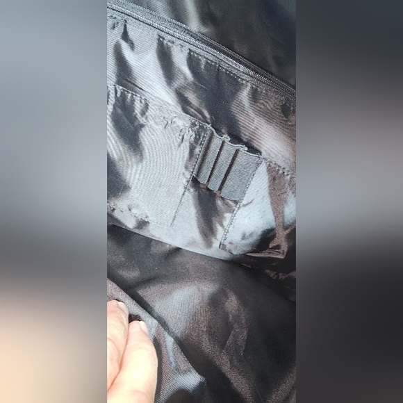 WILSON LEATHER EUC XL BLACK LEATHER BUSINESS TOTE WITH CROSSBODY STRAP - Picture 11 of 13